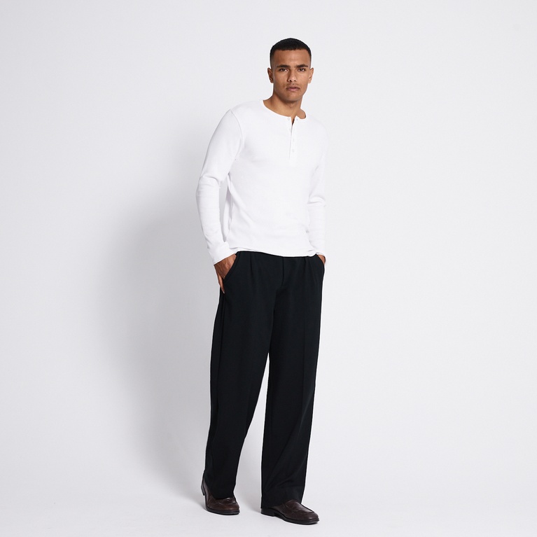 Wide dress pants "Albie" Black